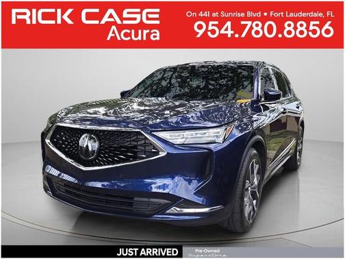 Fathom Blue Pearl 2024 Acura MDX