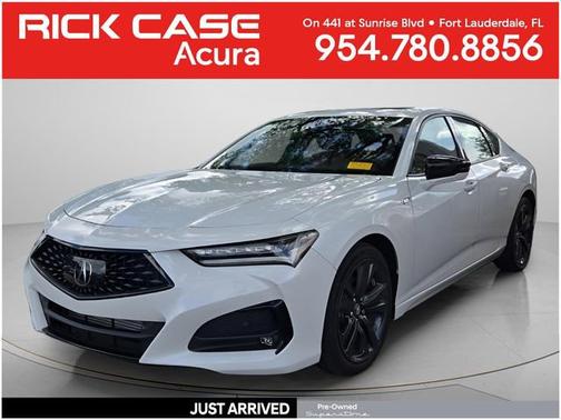 Platinum White Pearl 2023 Acura TLX Sedan