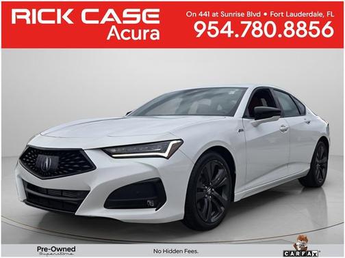 Platinum White Pearl 2023 Acura TLX Sedan