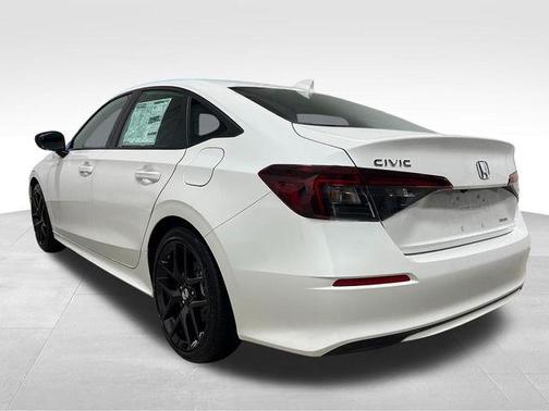 Platinum White Pearl 2026 Honda Civic Hybrid Sport