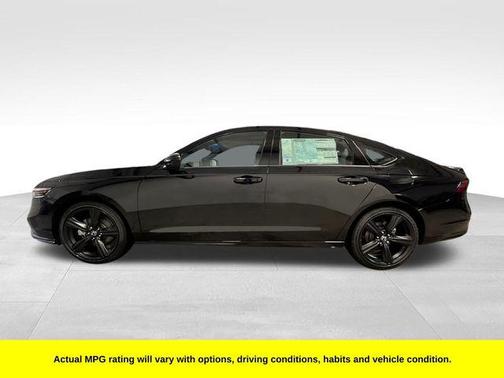 Crystal Black Pearl 2026 Honda Accord Hybrid Sport-L