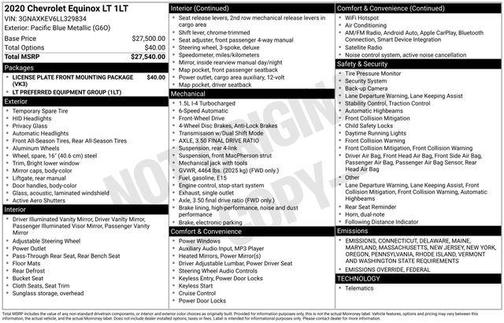 2020 Chevrolet Equinox 1LT