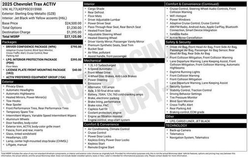 2025 Chevrolet Trax FWD ACTIV