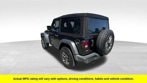 Black Clearcoat 2024 Jeep Wrangler Sport S