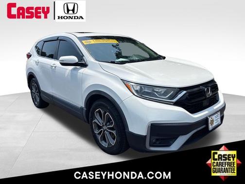 Platinum White Pearl 2021 Honda CR-V EX