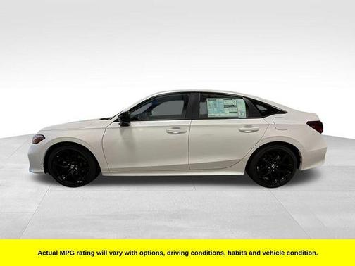 Platinum White Pearl 2026 Honda Civic Sport