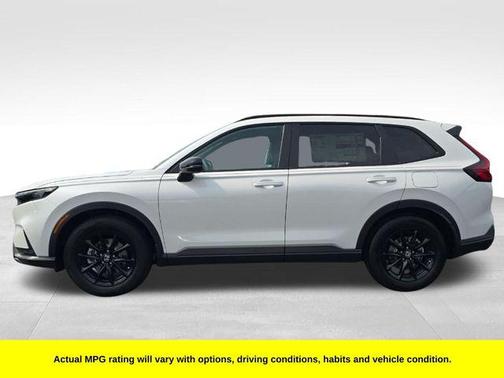 Platinum White Pearl 2026 Honda CR-V Hybrid Sport-L FWD
