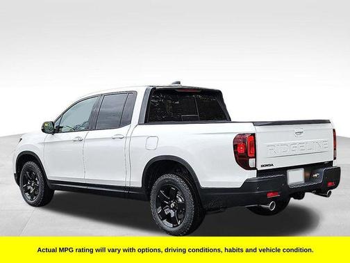 Platinum White Pearl 2026 Honda Ridgeline Black