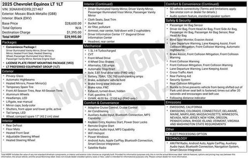2025 Chevrolet Equinox 1LT