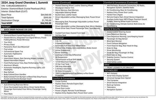 2024 Jeep Grand Cherokee L Summit