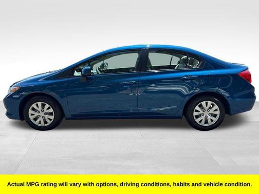 Dyno Blue Pearl II 2012 Honda Civic LX
