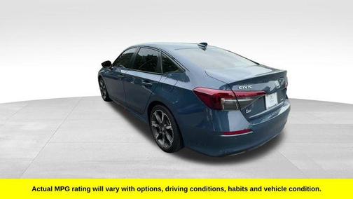 Blue Lagoon Pearl 2025 Honda Civic Hybrid Sport
