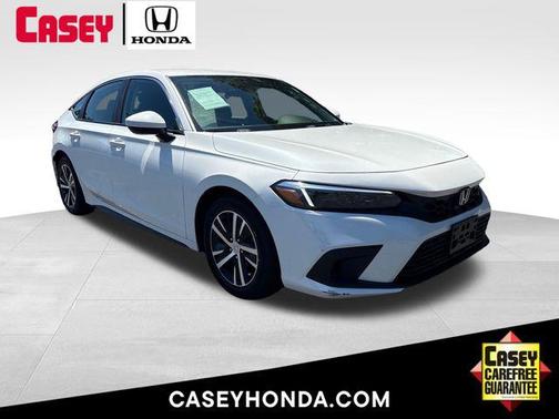Platinum White Pearl 2023 Honda Civic LX