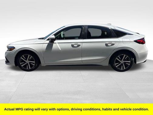 Platinum White Pearl 2023 Honda Civic LX