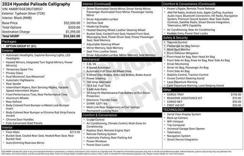 2024 Hyundai PALISADE Calligraphy