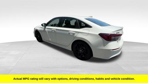 Platinum White Pearl 2026 Honda Civic Sport