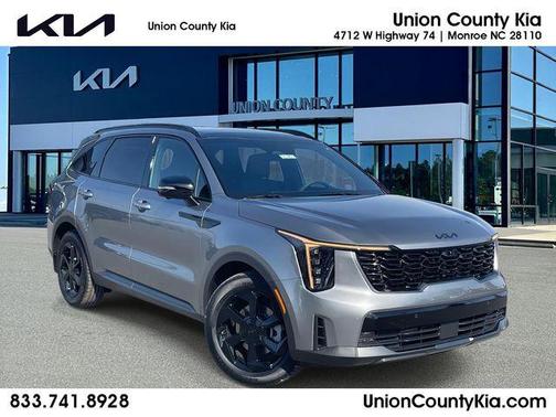 Steel Gray 2026 Kia Sorento Hybrid SX Prestige