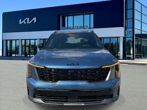 Mineral Blue 2026 Kia Sorento Hybrid SX Prestige