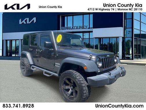 Granite Crystal Metallic Clearcoat 2018 Jeep Wrangler JK Unlimited Sport