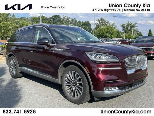Burgundy Velvet Metallic Tinted Clearcoat 2020 Lincoln Aviator Reserve