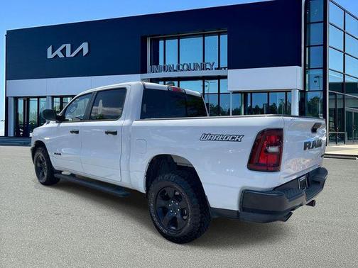 Bright White Clearcoat 2025 RAM 1500 Warlock Crew Cab 4x4 5'7' Box