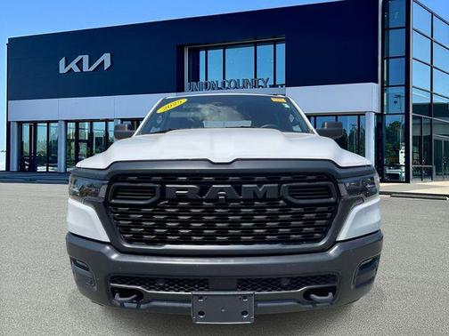 Bright White Clearcoat 2025 RAM 1500 Warlock Crew Cab 4x4 5'7' Box