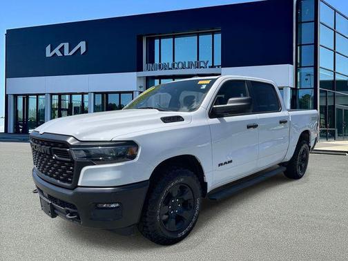 Bright White Clearcoat 2025 RAM 1500 Warlock Crew Cab 4x4 5'7' Box