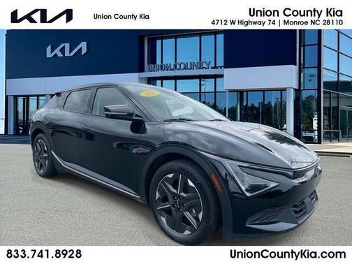 Ebony Black 2025 Kia EV6 Light Long Range RWD