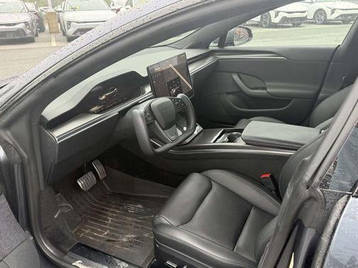 Gray 2022 Tesla Model S Plaid