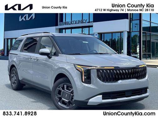 Ceramic Silver 2026 Kia Carnival Hybrid EX