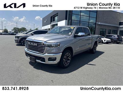 Billet Silver Metallic Clearcoat 2025 RAM 1500 Laramie