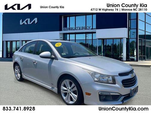 Silver Ice Metallic 2015 Chevrolet Cruze LTZ