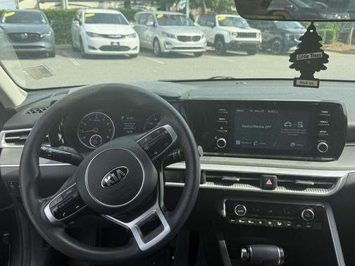 Gravity Gray 2021 Kia K5 LXS