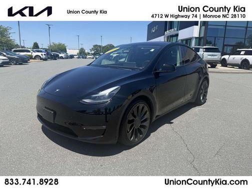 Solid Black 2023 Tesla Model Y Performance Dual Motor All-Wheel Drive