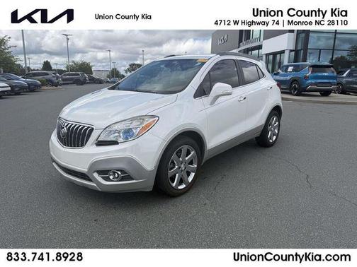 White Pearl Tricoat 2016 Buick Encore Leather