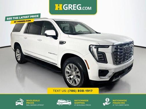 Summit White 2025 GMC Yukon XL Denali
