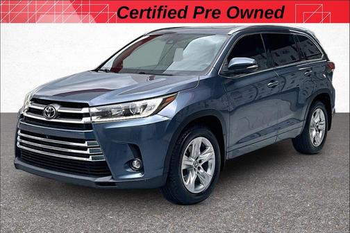 Shoreline Blue Pearl 2019 Toyota Highlander Limited
