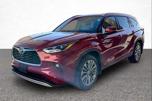Ruby Flare Pearl 2021 Toyota Highlander Hybrid Platinum