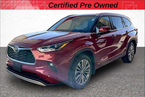 Ruby Flare Pearl 2021 Toyota Highlander Hybrid Platinum