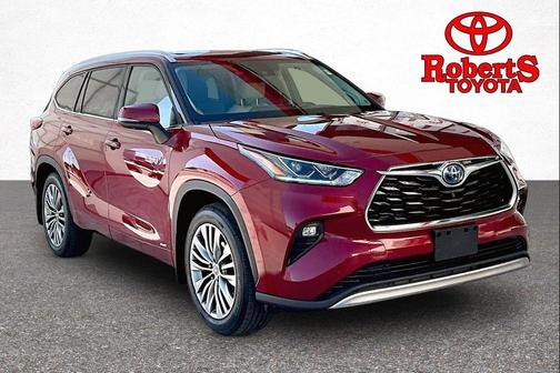 Ruby Flare Pearl 2021 Toyota Highlander Hybrid Platinum