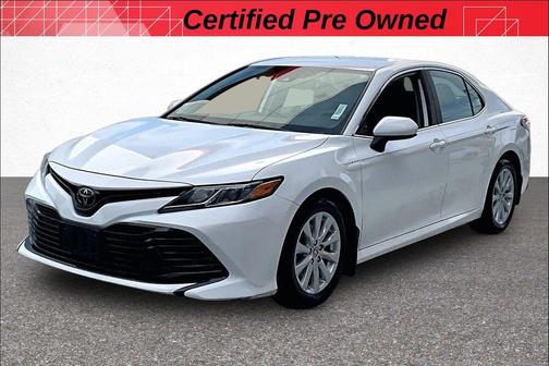 Super White 2020 Toyota Camry LE