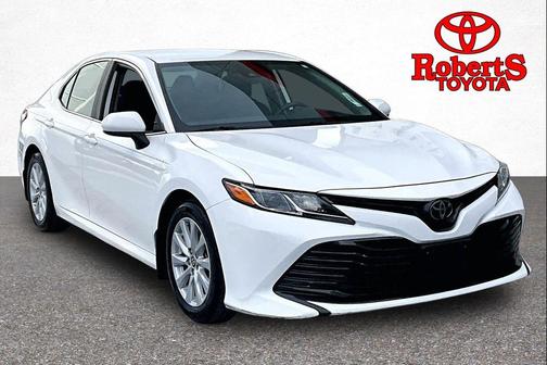 Super White 2020 Toyota Camry LE