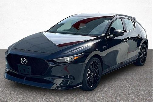 Jet Black Mica 2025 Mazda Mazda3 2.5 Turbo AWD