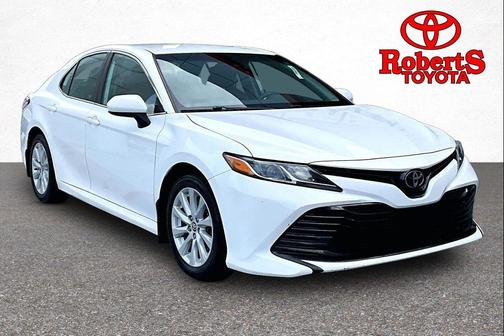 Super White 2020 Toyota Camry LE