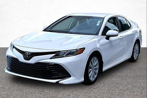 Super White 2020 Toyota Camry LE