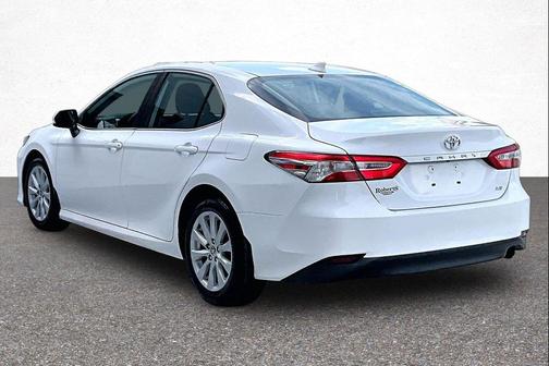 Super White 2020 Toyota Camry LE