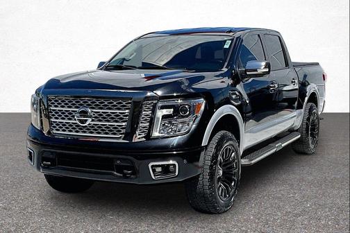 Magnetic Black 2017 Nissan Titan Platinum Reserve