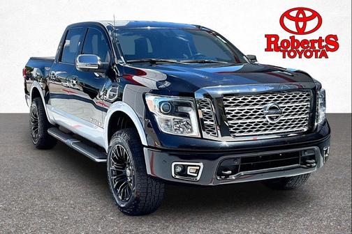 Magnetic Black 2017 Nissan Titan Platinum Reserve