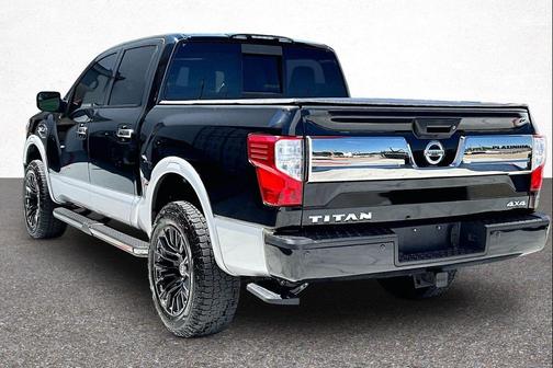 Magnetic Black 2017 Nissan Titan Platinum Reserve