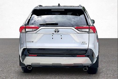 Silver Sky Metallic/Midnight Black Metallic 2024 Toyota RAV4 Hybrid SE